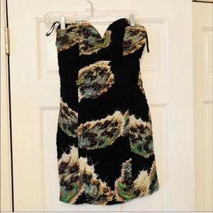 Asos peacock dress UK 8 fits like US 2